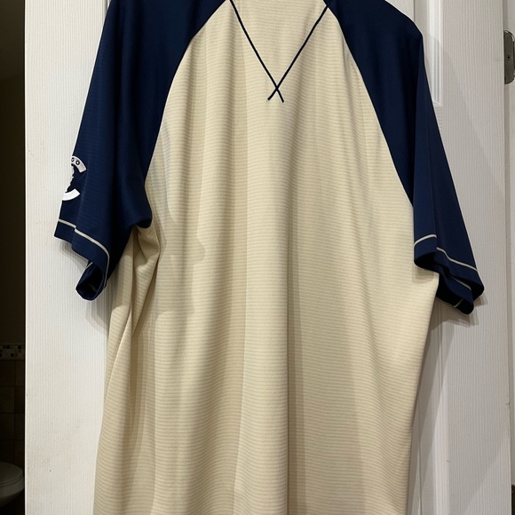 Chicago Cubs Cooperstown Collection Cream and Navy Size XL - Small Flaw - Picture 7 of 8